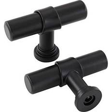 Lontan 10 Pack Cupboard Knobs Black Kitchen Door Knobs LONTAN Square Knobs Knobs Cabinet Knobs