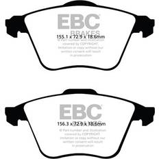 Friction Breaking EBC Brakes Ultimax Replacement Brake Pads Front Pad Set BLA14594L