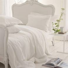 Lin Housses de couette Designers Guild Alabaster Linen Bed Linen Standard Pillowcase Housse de couette