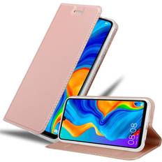 Huawei P30 Lite Wallet Cases Cadorabo Case for Huawei P30 LITE Cover Book Wallet Protection PU Leather Flip Magnetic Etui Pink