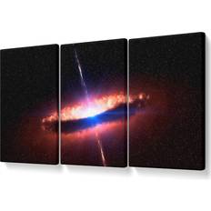 Brayden Studio Pulsar 3 Piece Graphic Framed Art