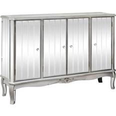 Silver Cabinets Melody Maison Large Mirrored Tiffany Range Mirrored Sideboard 135x93cm