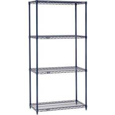 Blue Shelving Systems Global Industrial Nexel 5 Nexelon Blue Wire Shelving System