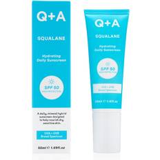 Q+A Sun Protection & Self Tan Q+A Squalane Hydrating Face Cream SPF 50 50ml