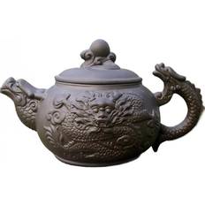 Ceramic Teapots HKHBJS Household Purple Clay Relief Craft Teapot