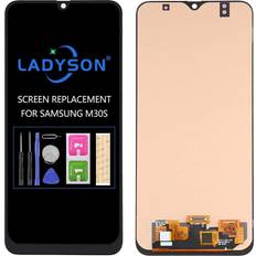 Replacement Screens Ladyson OLED Material LCD Screen Digitizer Full Assembly For Samsung Galaxy M30s SM-M307 Matrix Sensor Glass Lens Replacement Repair