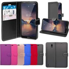 For Nokia 1.3 Rose Gold Wallet Flip PU Leather Pouch Case Cover