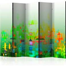 Gold Room Dividers Metro Lane Goldy Abstract City Room Divider