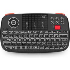 Rii Dual Mode Wireless Multimedia Keyboard with Touchpad Mouse I4 4.0