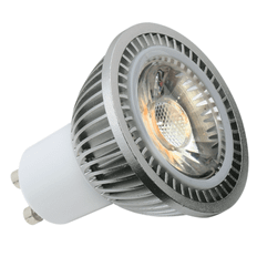 GU10 - Neutral White Light Bulbs Knightsbridge 5W LED COB GU10 Dimmable Bulb Cool White Clear