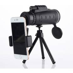 Chronus 40x60 Monocular Telescope, HD High Power Prism Monocular Waterproof Monocular Scope, Black