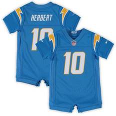 Nike Bodysuits Nike Infant Justin Herbert Powder Blue Los Angeles Chargers Game Romper Jersey