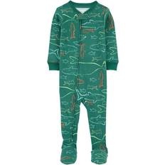 Green Nightwear Children's Clothing Carter's Carter's Baby Boys Long Sleeve Footed One Piece Pajama, Months, Green Green