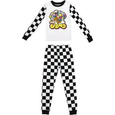 Pajamases BioWorld Girls Youth White Gremlins Long Sleeve T-Shirt & Pants Sleepwear Set