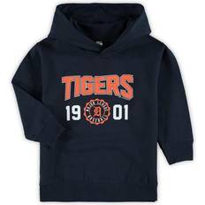 9-12M Hoodies Children's Clothing Soft As A Grape Toddler Navy Detroit Tigers Wordmark Pullover Hoodie