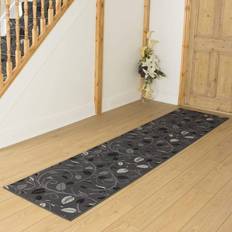ModernMoments Anjali Tufted Grey Hallway Runner Rug 450cm x 70cm Grey