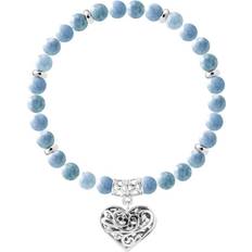 Aquamarine Bracelets Rodney & Rolf Rodney & Rolf Womens Bracelet Silver Sterling 925 Bucarest