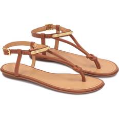 40 ⅓ - Dame Sandaler Kazar Flade Flip-Flops Stil Sandaler - Cognac