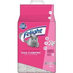 Felight Non-Clumping Cat Litter with Antibacterial Silverfresh Prevents Odours for up the