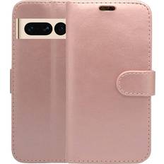 Google Pixel 7 Pro Wallet Cases GANGXUN Rose Gold For Google Pixel 7 Pro Wallet Flip PU Leather Kickstand Card Holder Phone Cover Case