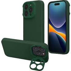 Case With Stand Silicone Coated iPhone 14 Pro Max