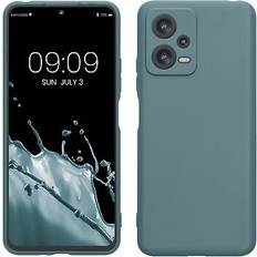 Kwmobile Hülle kompatibel mit xiaomi redmi note 12 5g poco x5 5g handyhülle silikon handy Arctic Night 7,80 cm