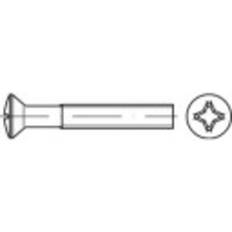 Byggmaterial Toolcraft 134642 Försänkta skruvar M4 200st