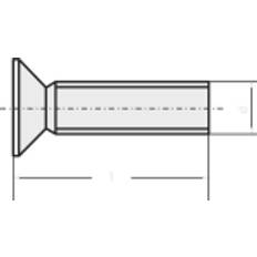 M3*10 D965-4.8-A2K 194635 Countersunk screws M3