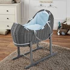 Deluxe Pod Baby Moses Basket With Stand