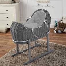Deluxe Pod Baby Moses Basket With Stand