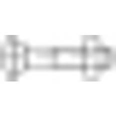 Byggmaterial Toolcraft Flat Rund Skruv M16 50 mm Yttersexkant DIN 603 Stål 50 st