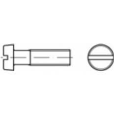 Byggmaterial Toolcraft Cylinderskruvar M2,5 8 mm Spår Rostfritt Stål A2 1000 st