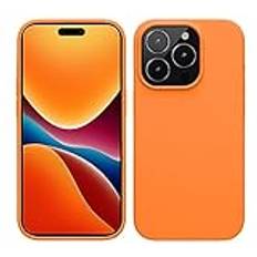 Kwmobile Hülle für apple iphone 15 pro max handyhülle handy case cover smartphone Orange 8,00 cm