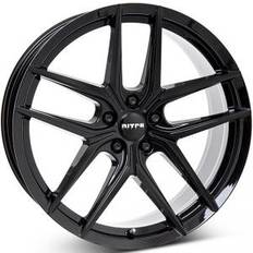 21 tuumaa - 5/112 Auton vanteet Nitro Throne FF Gloss Black 10.5 x 21