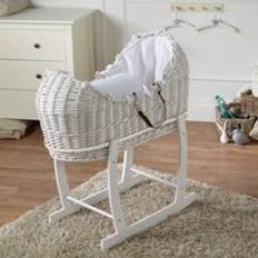 Deluxe Pod Baby Moses Basket With Stand
