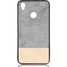 Keshen 2PC Denim Texture PU TPU Protective Case for Infinix Hot 5Grey