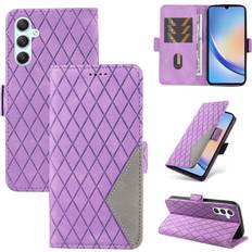 GANGXUN Purple Case for Samsung Galaxy A34 5G Wallet Cover with Card Slots Stand Protective Flip Compatible with Samsung Galaxy A34 5G Case