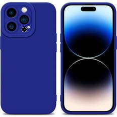 Cadorabo FLUID BLUE Case for Apple iPhone 14 PRO Protective Cover made of flexible TPU Etui silicone Blue