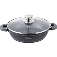 Alluminio Altri Vasi Cheffinger Bräter Brat- Servierpfanne mit Klappe 24 cm