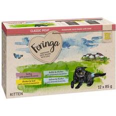 Feringa Classic Meat Menü Kitten Portionspåse 12 x 85 g