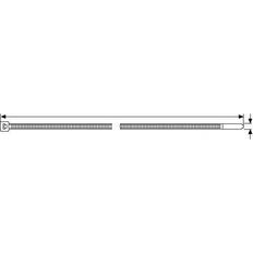 HellermannTyton UB270C-B-PA66-BK Cable Tie 270 mm 100 pcs