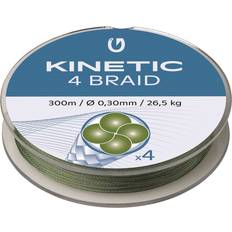 Kinetic Fiskeliner Kinetic 4 Braid Dusty Green 300m 0,40 mm