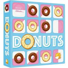 Board Games Funforge Funforge: Donuts The Tasty & Tactical Clash For 2 Players Placement Board Game Abstract Adult & Family Game Ages 8 10-15 Min