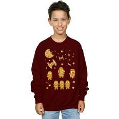 Star Wars Sweatshirts Star Wars Gingerbread Empire Sweatshirt Burgundy 12-13