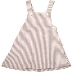 Gutter Kjoler Joha Milk Boy Stripe Pinafore Dress Bomull Pink