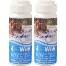 2 x 4 Way BROMINE CHLORINE 100 Test Strips AQUASPARKLE Hot Tub