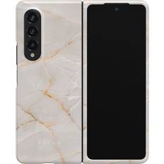 Burga Vanilla Sand Marble Samsung Galaxy Z Fold 4 Case