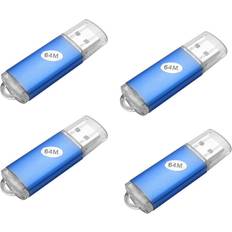 Memory Cards & USB Flash Drives Tlily 4X 64MB USB 2.0 Flash Memory Stick Thumb Drive PC LAPTOP Storage