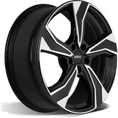 18 tuumaa - 5/108 Auton vanteet Dezent KB DARK schwarz glänzend frontpoliert 8.0Jx18 5x108 ET42