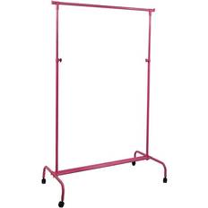 Pink Clothing Storage Home Discount Single Garment Clothes Rack